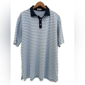 Peter Millar Summer Comfort Striped Golf Polo Shirt